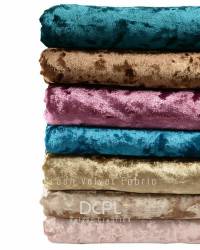Designer Crush Velvet Material | Rich Shine | Home Furnishing & Apparel | 44” & 58” Width  in Surat